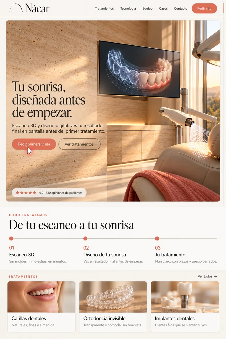 Portada de la demo Clínica dental.