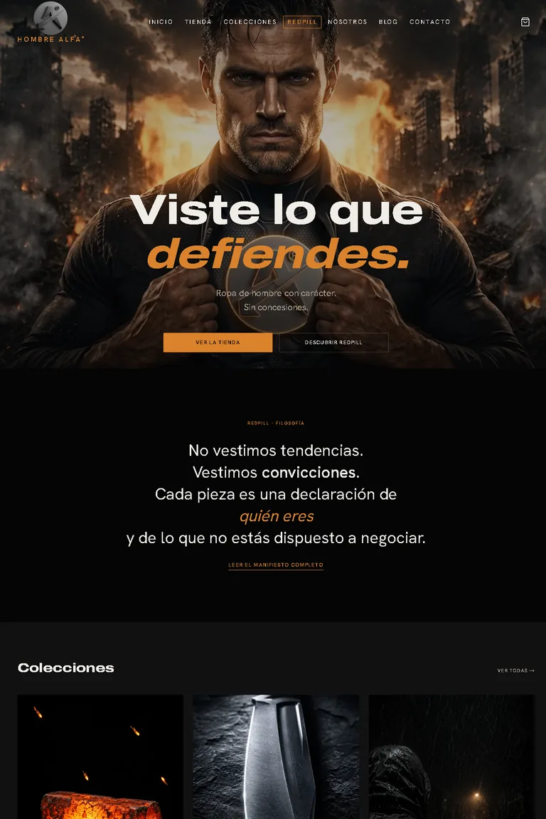 Portada de la demo Hombre Alfa.